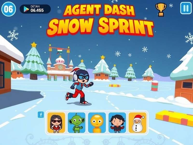 Agent Dash Snowy Sprint character customization options